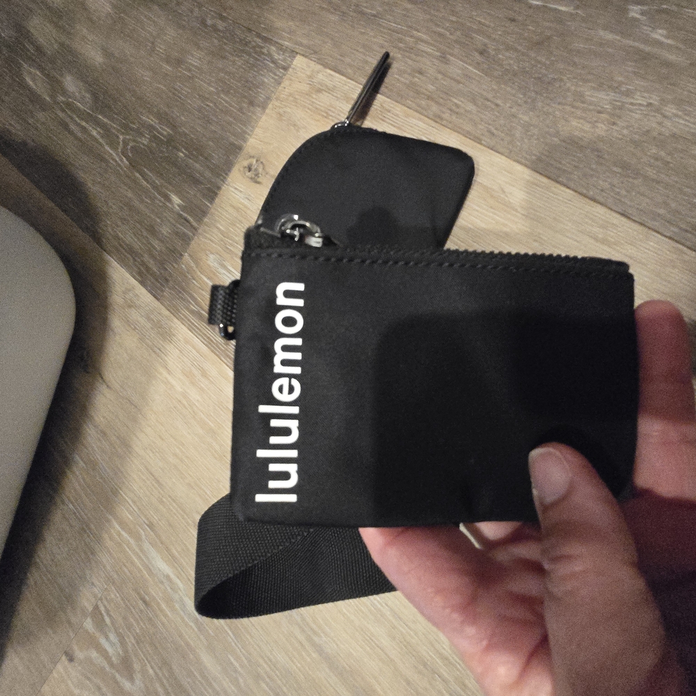 Lululemon Athletica Black Clutch Sleek and Compact